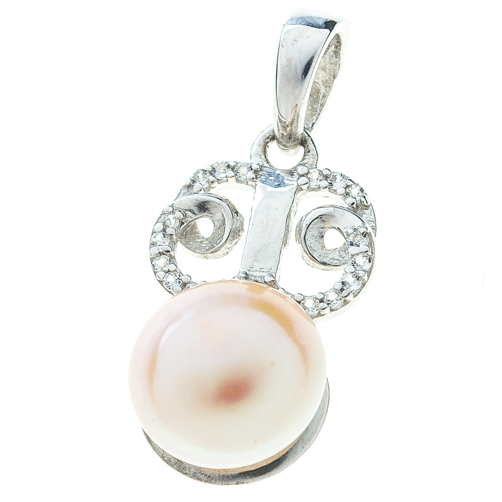 Срібна підвіска 925 проби 2,97 гр. з персиковою перлиною з о.Таїті "Maruata Pearls" та білими топазами 5,11 карат BoutiqueTV
Срібна підвіска 925 проби 2,97 гр. з персиковою перлиною з о.Таїті "Maruata Pearls" та білими топазами 5,11 карат BoutiqueTV