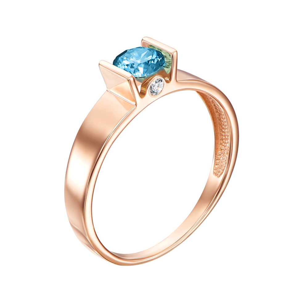Кольцо из красного золота с голубым и белыми кристаллами Swarovski 000133572 15.5 размера
Кольцо из красного золота с голубым и белыми кристаллами Swarovski 000133572 15.5 размера