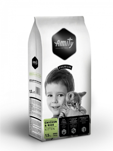 Корм для котов AMITY Kitten, повседневный для котят, с курицей и рисом (10 кг)
Корм для котов AMITY Kitten, повседневный для котят, с курицей и рисом (10 кг)