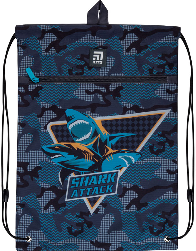 Сумка для обуви с карманом Kite Education Shark attack 46x33 см (K21-601M-4)
Сумка для обуви с карманом Kite Education Shark attack 46x33 см (K21-601M-4)