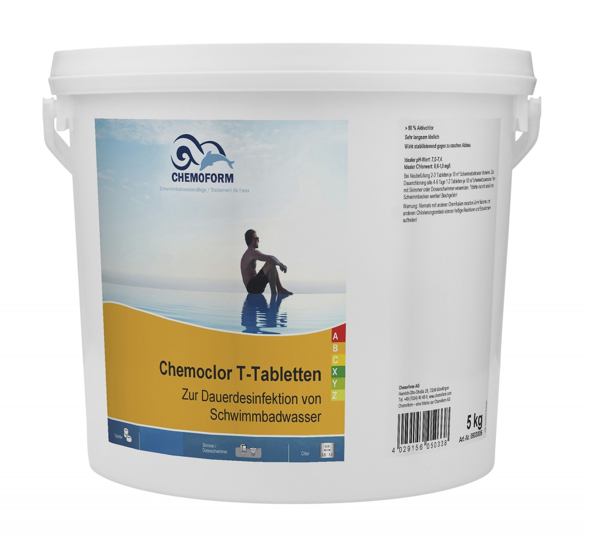 Быстрый хлор Chemoform Т-быстрорастворимые таблетки 20гр, 50 кг (дихлор)
Быстрый хлор Chemoform Т-быстрорастворимые таблетки 20гр, 50 кг (дихлор)