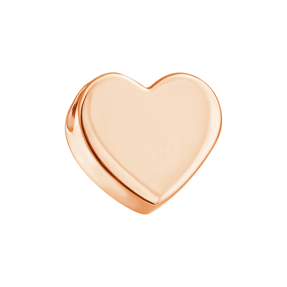 Односторонний кулон-сердце из красного золота 000023363
Односторонний кулон-сердце из красного золота 000023363