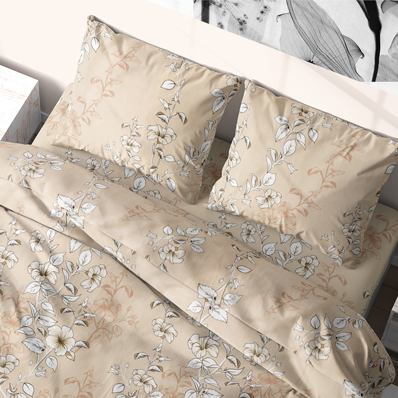 Комплект постельного белья из бязиTime Textile Мальвы евро Бежевый TT170725-e 70х70
Комплект постельного белья из бязиTime Textile Мальвы евро Бежевый TT170725-e 70х70
