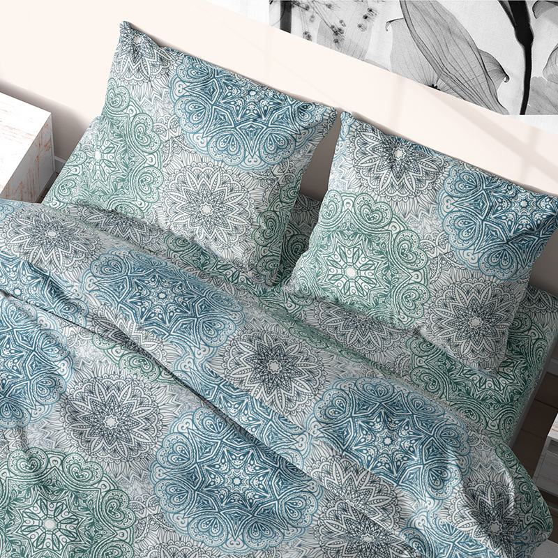 Комплект постельного белья Time Textile Калейдоскоп полуторный Голубой, Зеленый TT170390-p 50х70
Комплект постельного белья Time Textile Калейдоскоп полуторный Голубой, Зеленый TT170390-p 50х70