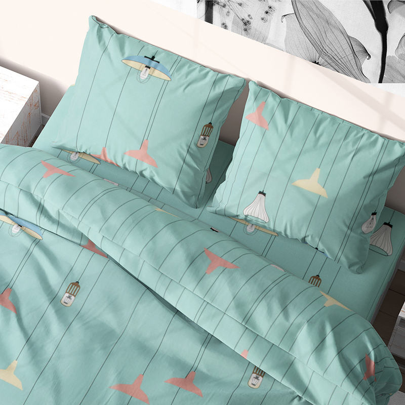 Комплект постельного белья из бязиTime Textile Лампочки евро Бирюзовый TT170441-e 50х70
Комплект постельного белья из бязиTime Textile Лампочки евро Бирюзовый TT170441-e 50х70
