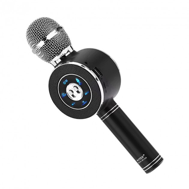 Детский беспроводной аккумуляторный караоке микрофон Wster с колонкой Bluetooth 24 см Чёрный (WS-668)
Детский беспроводной аккумуляторный караоке микрофон Wster с колонкой Bluetooth 24 см Чёрный (WS-668)
