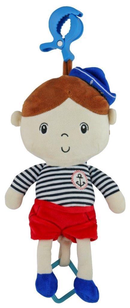 Плюшевая детская игрушка с клипсой для коляски Baby Mix STK-18872 Кукла мальчик моряк (9068)
Плюшевая детская игрушка с клипсой для коляски Baby Mix STK-18872 Кукла мальчик моряк (9068)