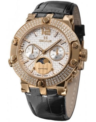 Женские наручные часы Seculus 1690.5.706 white, pvd-r with stones, black leather
Женские наручные часы Seculus 1690.5.706 white, pvd-r with stones, black leather