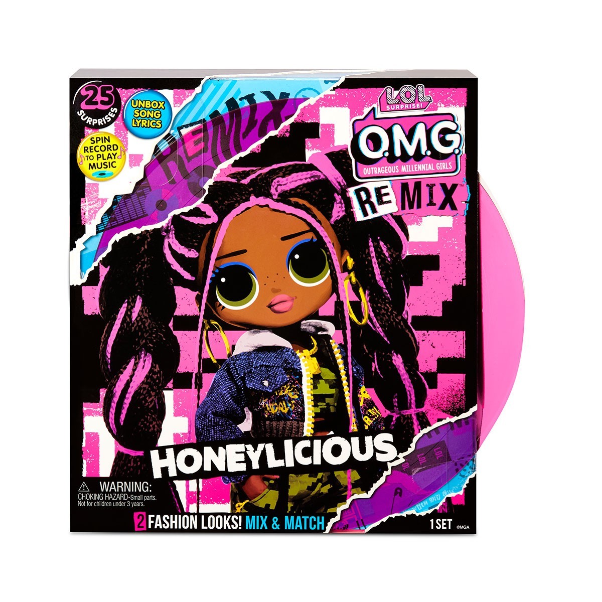 Игровой набор с куклойL.O.L. Surprise (ЛОЛ Сюрприз) серии O.M.G. Remix" - Милашка"
Игровой набор с куклойL.O.L. Surprise (ЛОЛ Сюрприз) серии O.M.G. Remix" - Милашка"