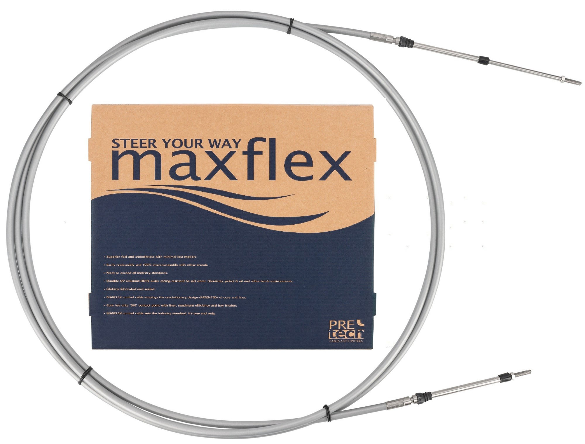 Трос газ/реверс для лодочного мотора Pretech нерж. Maxflex Pinnacle 14FT 4.26м (63014)
Трос газ/реверс для лодочного мотора Pretech нерж. Maxflex Pinnacle 14FT 4.26м (63014)