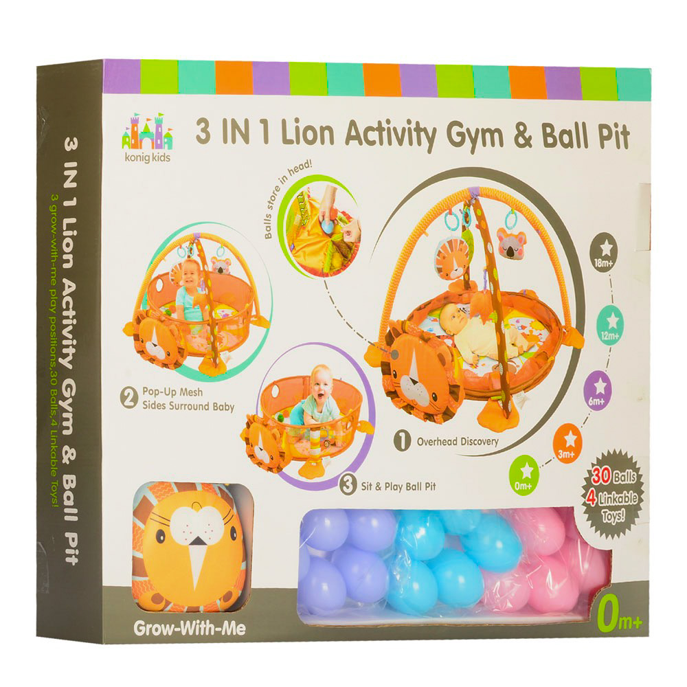 Коврик манеж Львенок, Konig Kids, оранжевый, для малышей с дугами, 3 в 1 с игрушками, мячиками и рюкзаком 63571
Коврик манеж Львенок, Konig Kids, оранжевый, для малышей с дугами, 3 в 1 с игрушками, мячиками и рюкзаком 63571