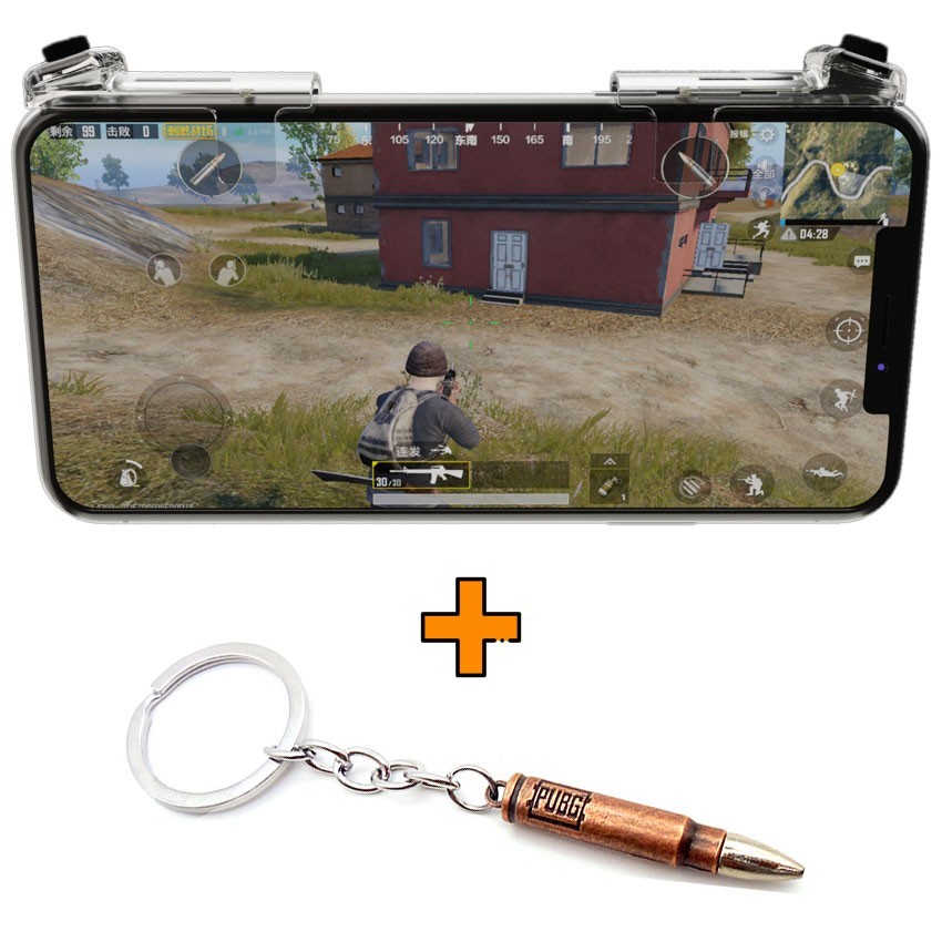 Игровые контроллеры Marpiel HKII (геймпад триггеры курки для смартфона для PUBG) + брелок патрон 7.62 mm
Игровые контроллеры Marpiel HKII (геймпад триггеры курки для смартфона для PUBG) + брелок патрон 7.62 mm