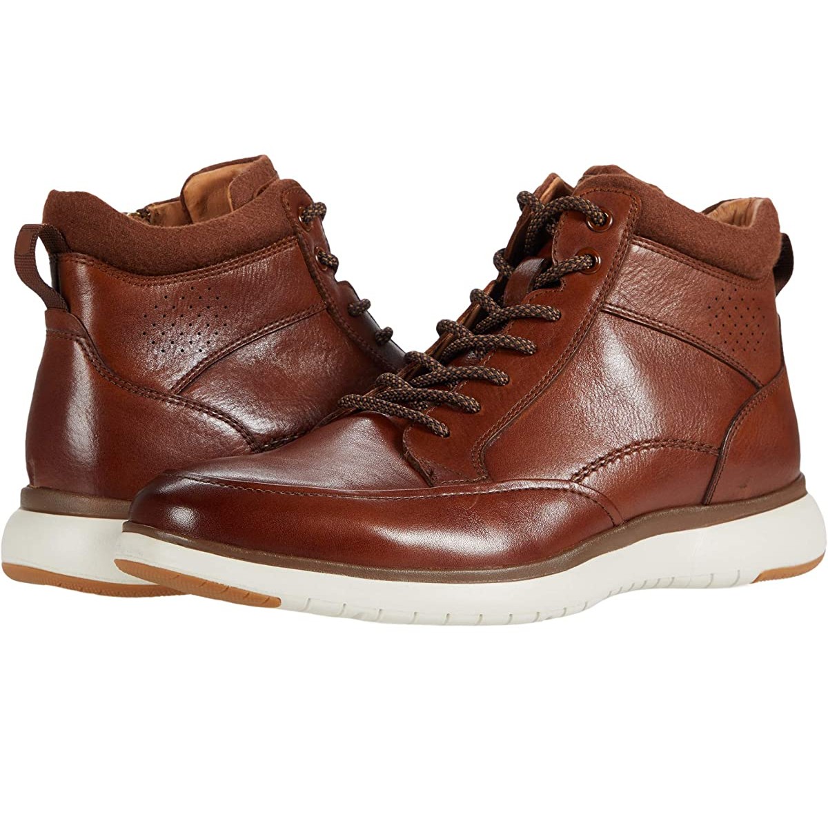 Ботинки Florsheim Flair Moc Toe Lace-Up Boot Cognac Leather/White Sole, 44.5 (290 мм)
Ботинки Florsheim Flair Moc Toe Lace-Up Boot Cognac Leather/White Sole, 44.5 (290 мм)