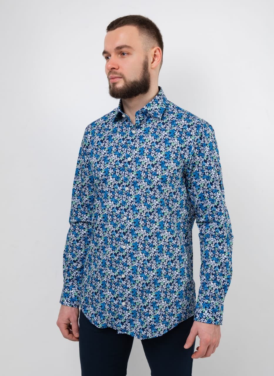 Рубашка Pierre Cardin из коллекции Future Flex в синем оттенке с цветочным принтом размер  (27406/9041, Рубашка Pierre Cardin из коллекции Future Flex в синем оттенке с цветочным принтом размер 46 (27406/9041) 
Рубашка Pierre Cardin из коллекции Future Flex в синем оттенке с цветочным принтом размер  (27406/9041, Рубашка Pierre Cardin из коллекции Future Flex в синем оттенке с цветочным принтом размер 46 (27406/9041)