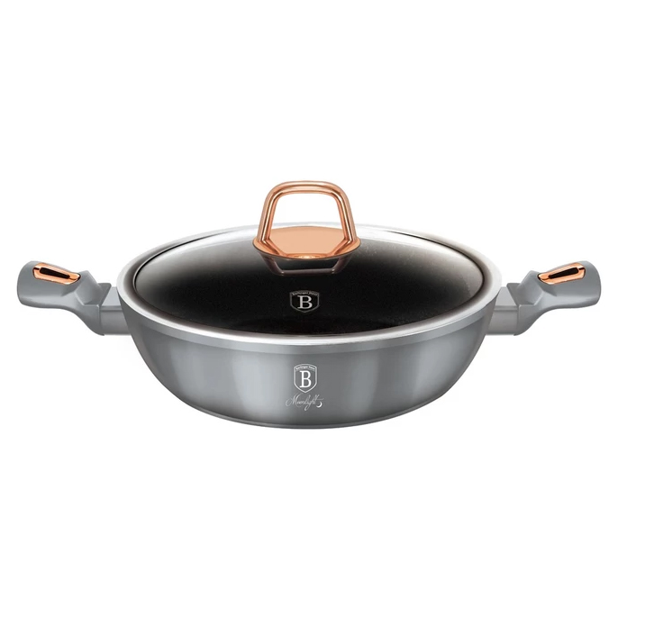 Сотейник с антипригарным покрытием 28 см и крышкой Berlinger Haus Moonlight Edition BH-6014
Сотейник с антипригарным покрытием 28 см и крышкой Berlinger Haus Moonlight Edition BH-6014