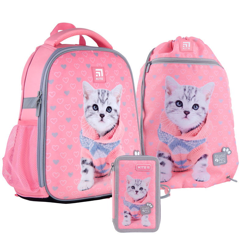 Школьный набор Kite Studio Pets Рюкзак каркасный 35x26x13.5 см 12 л + пенал + сумка для обуви (SET_SP21-555S-2)
Школьный набор Kite Studio Pets Рюкзак каркасный 35x26x13.5 см 12 л + пенал + сумка для обуви (SET_SP21-555S-2)