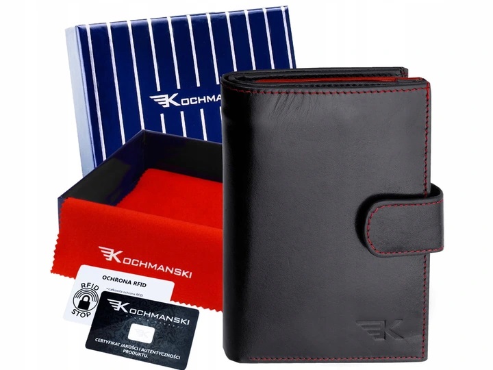 Мужской кошелёк натуральная кожа Kochmanski RFID 12.7 х 9.5 х 2.5 см черный с красным (RFID K-VTD-438L-3161)
Мужской кошелёк натуральная кожа Kochmanski RFID 12.7 х 9.5 х 2.5 см черный с красным (RFID K-VTD-438L-3161)