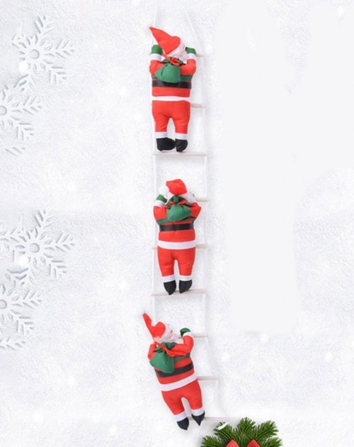 Новогодние Фигурки Деда Мороза Shine Santa (Санта Клауса) 3 шт по 25 см на лестнице красный
Новогодние Фигурки Деда Мороза Shine Santa (Санта Клауса) 3 шт по 25 см на лестнице красный