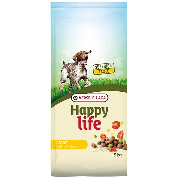 Cухой корм для взрослых собак всех пород Happy Life Adult with Chicken со вкусом курицы 15 кг (5410340311196)
Cухой корм для взрослых собак всех пород Happy Life Adult with Chicken со вкусом курицы 15 кг (5410340311196)