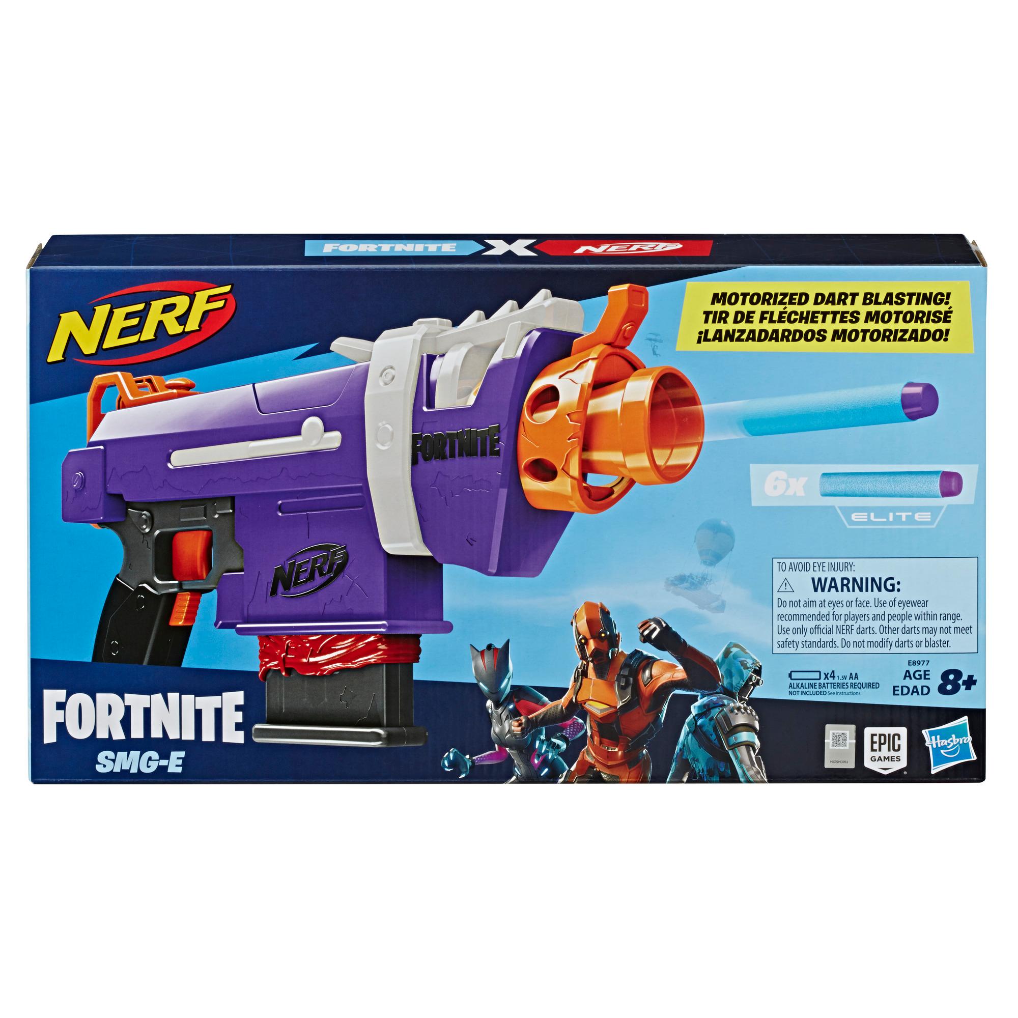 Нерф Фортнайт Автомат SMG-E Nerf Fortnite SMG-E Motorized Dart Blaster Hasbro E8977
Нерф Фортнайт Автомат SMG-E Nerf Fortnite SMG-E Motorized Dart Blaster Hasbro E8977