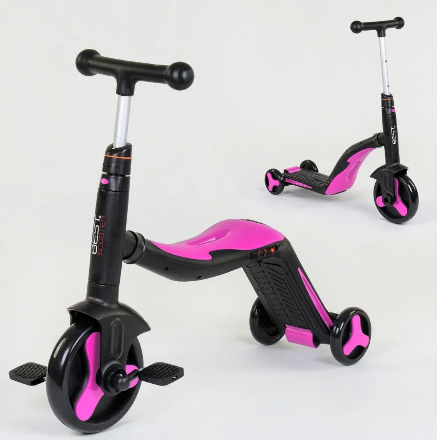Самокат беговел велобег велосипед детский best scooter 3 В 1 JT 70708 свет, 8 мелодий, колёса PU
Самокат беговел велобег велосипед детский best scooter 3 В 1 JT 70708 свет, 8 мелодий, колёса PU