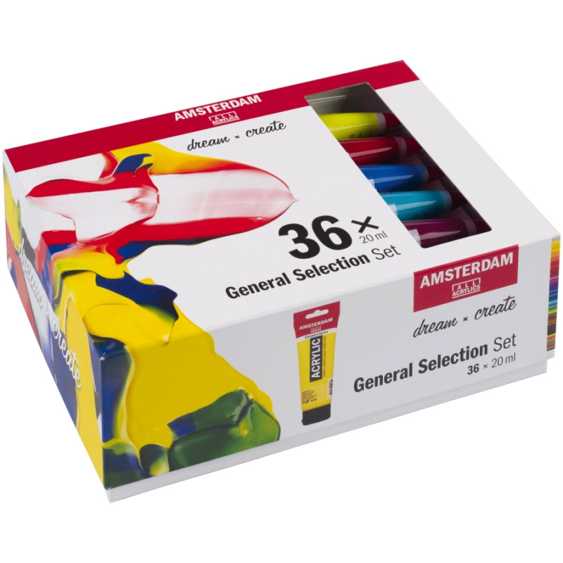 Краски акрил Royal Talens AMSTERDAM GENERAL SELECTION набор 36штх20мл (8712079456825)
Краски акрил Royal Talens AMSTERDAM GENERAL SELECTION набор 36штх20мл (8712079456825)