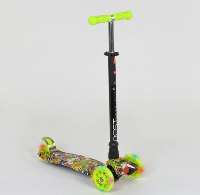 Самокат трехколесный Best Scooter Maxi А 25534 / 779-1332, светящиеся PU колеса Желтый
Самокат трехколесный Best Scooter Maxi А 25534 / 779-1332, светящиеся PU колеса Желтый