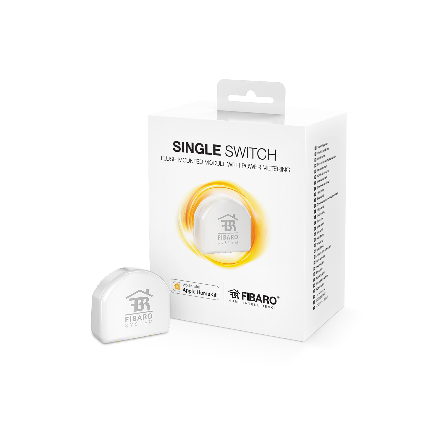 Релейный выключатель со счетчиком электроэнергии FIBARO Single Switch для Apple HomeKit - FGBHS-213
Релейный выключатель со счетчиком электроэнергии FIBARO Single Switch для Apple HomeKit - FGBHS-213