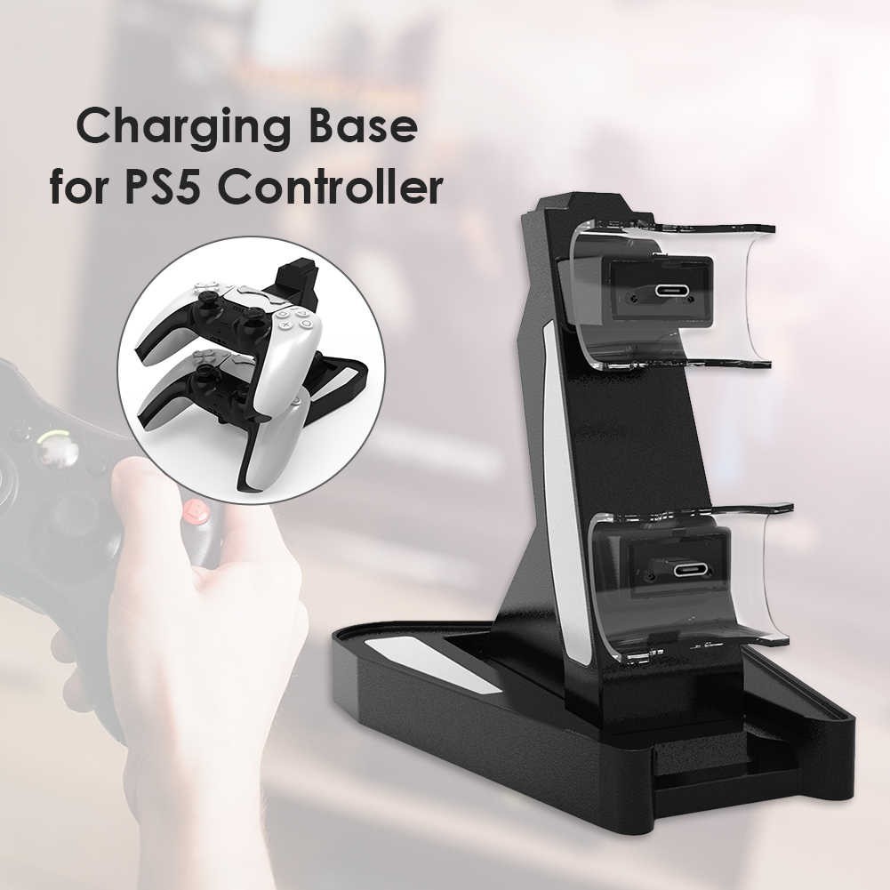 Зарядная станция для двух геймпадов PS5 UKC World Game Charging Stand со светодиодным индикатором
Зарядная станция для двух геймпадов PS5 UKC World Game Charging Stand со светодиодным индикатором