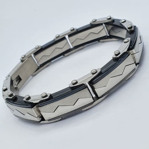 Браслет мужской Steel Evolution "Marsellas" из медицинской стали с PVD напылением BS 674
Браслет мужской Steel Evolution "Marsellas" из медицинской стали с PVD напылением BS 674