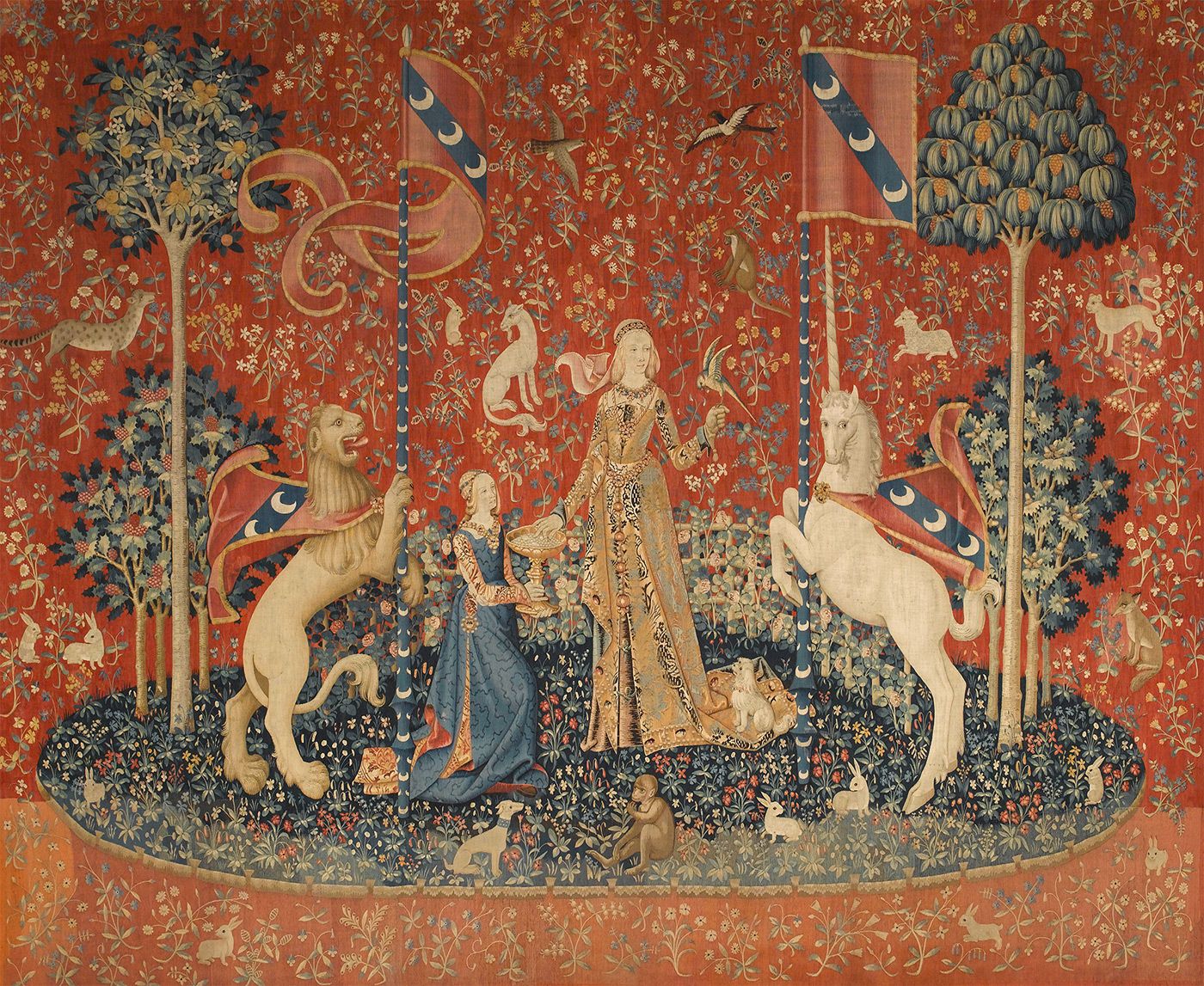 Гобелен Flanders Tapestries La Dame à la Licorne : le Goût Дама и Единорог: Вкус 165 х 120 см
Гобелен Flanders Tapestries La Dame à la Licorne : le Goût Дама и Единорог: Вкус 165 х 120 см