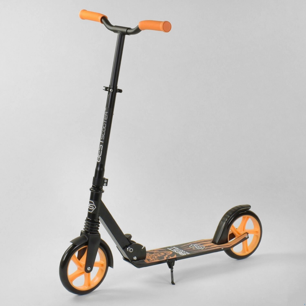 Двухколесный самокат Best Scooter WOLF (45077) с амортизатором, черный с оранжевым
Двухколесный самокат Best Scooter WOLF (45077) с амортизатором, черный с оранжевым