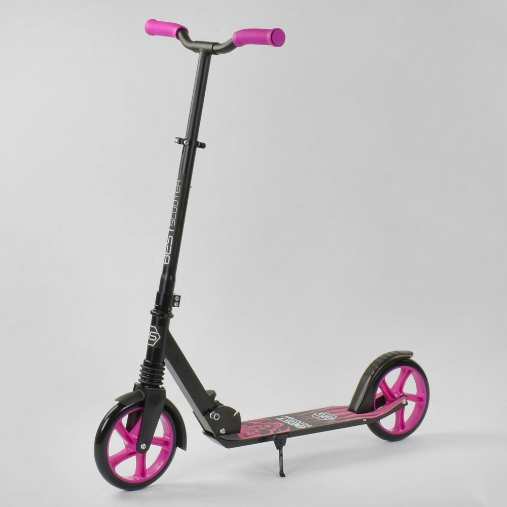 Двухколесный самокат Best Scooter WOLF (37098) с амортизатором, черный с розовым
Двухколесный самокат Best Scooter WOLF (37098) с амортизатором, черный с розовым