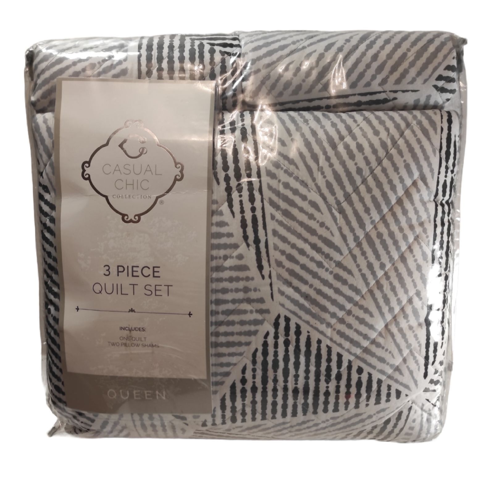 Постельный комплект,Casual Chic Collection, белый-черный, 1395 ,Размер King 230x230см
Постельный комплект,Casual Chic Collection, белый-черный, 1395 ,Размер King 230x230см