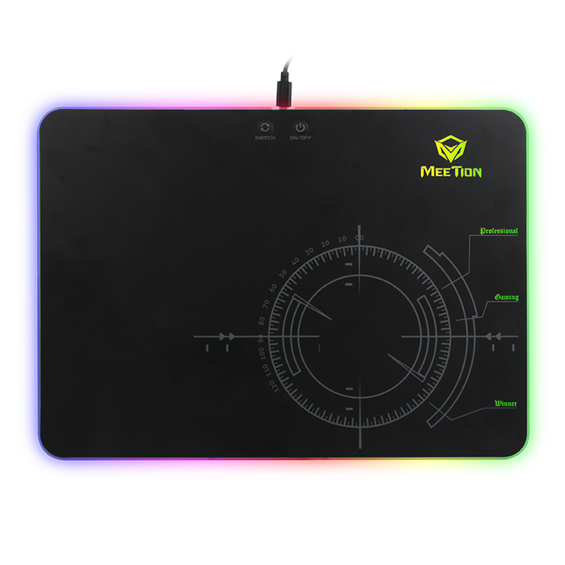 Игровая поверхность для мыши с подсветкой MEETION Gaming Mouse Pad MT-P010 360 X 260 black
Игровая поверхность для мыши с подсветкой MEETION Gaming Mouse Pad MT-P010 360 X 260 black