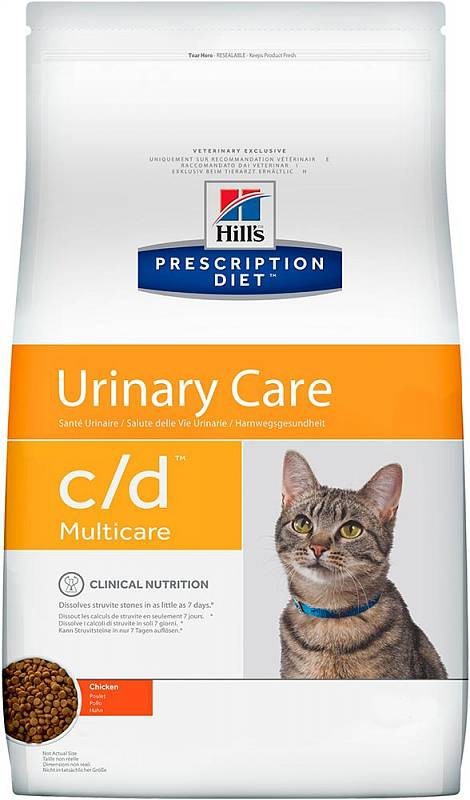 Сухой диетический корм Hill's (Хиллс) Prescription Diet Feline c/d Multicare, при профилактике цистита и мочекаменной болезни с курицей 1.5 кг (052742918501)
Сухой диетический корм Hill's (Хиллс) Prescription Diet Feline c/d Multicare, при профилактике цистита и мочекаменной болезни с курицей 1.5 кг (052742918501)