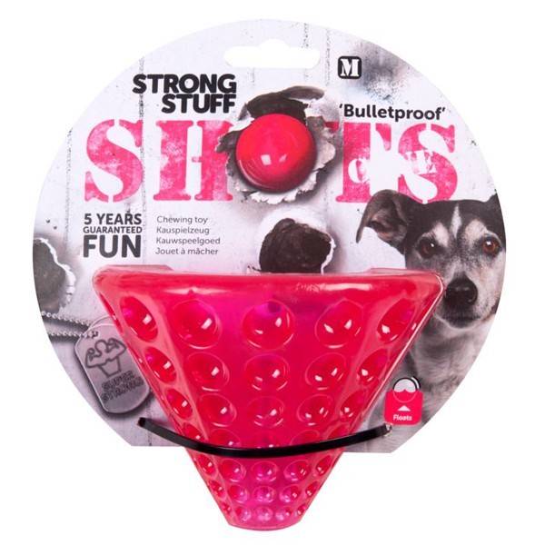 Игрушка для собак Flamingo Shots Cone Фламиго конус суперпрочная резина, плавающая, 14х11 см (5415245568607)
Игрушка для собак Flamingo Shots Cone Фламиго конус суперпрочная резина, плавающая, 14х11 см (5415245568607)