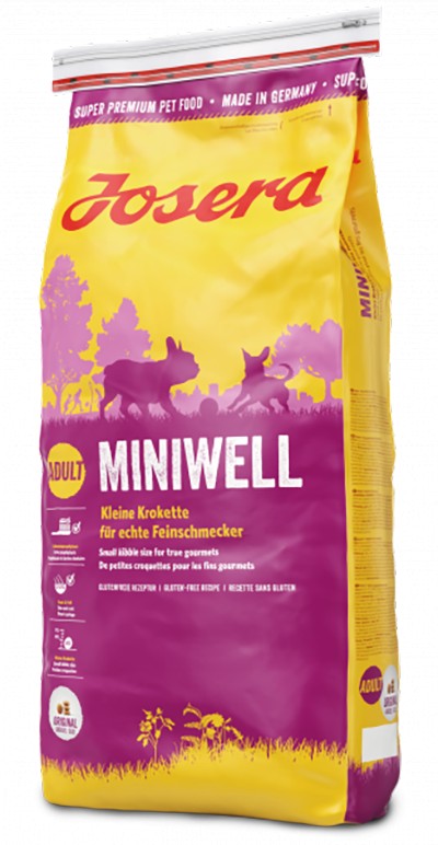 Сухой корм для взрослых собак мелких пород Josera Miniwell безглютеновый с птицей 15 кг (4032254740728)
Сухой корм для взрослых собак мелких пород Josera Miniwell безглютеновый с птицей 15 кг (4032254740728)