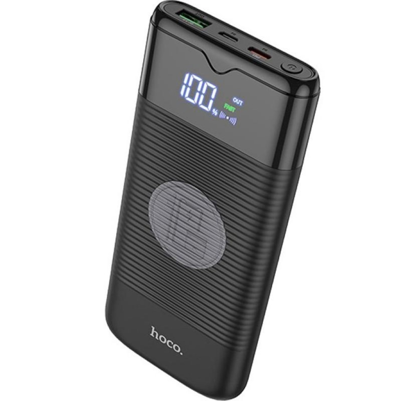 Внешний аккумулятор Power bank Hoco J63 УМБ / PD / QC 3.0 / 18W / Беспроводная зарядка / 10000mAh (Черный)
Внешний аккумулятор Power bank Hoco J63 УМБ / PD / QC 3.0 / 18W / Беспроводная зарядка / 10000mAh (Черный)