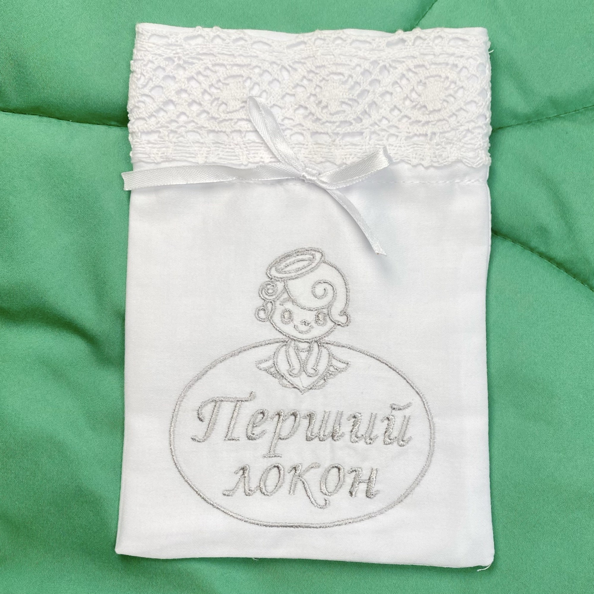 Мешочек для волос "Мой первый локон" Tino Baby, белый с хлопковым кружевом, серебристая вышивка
Мешочек для волос "Мой первый локон" Tino Baby, белый с хлопковым кружевом, серебристая вышивка