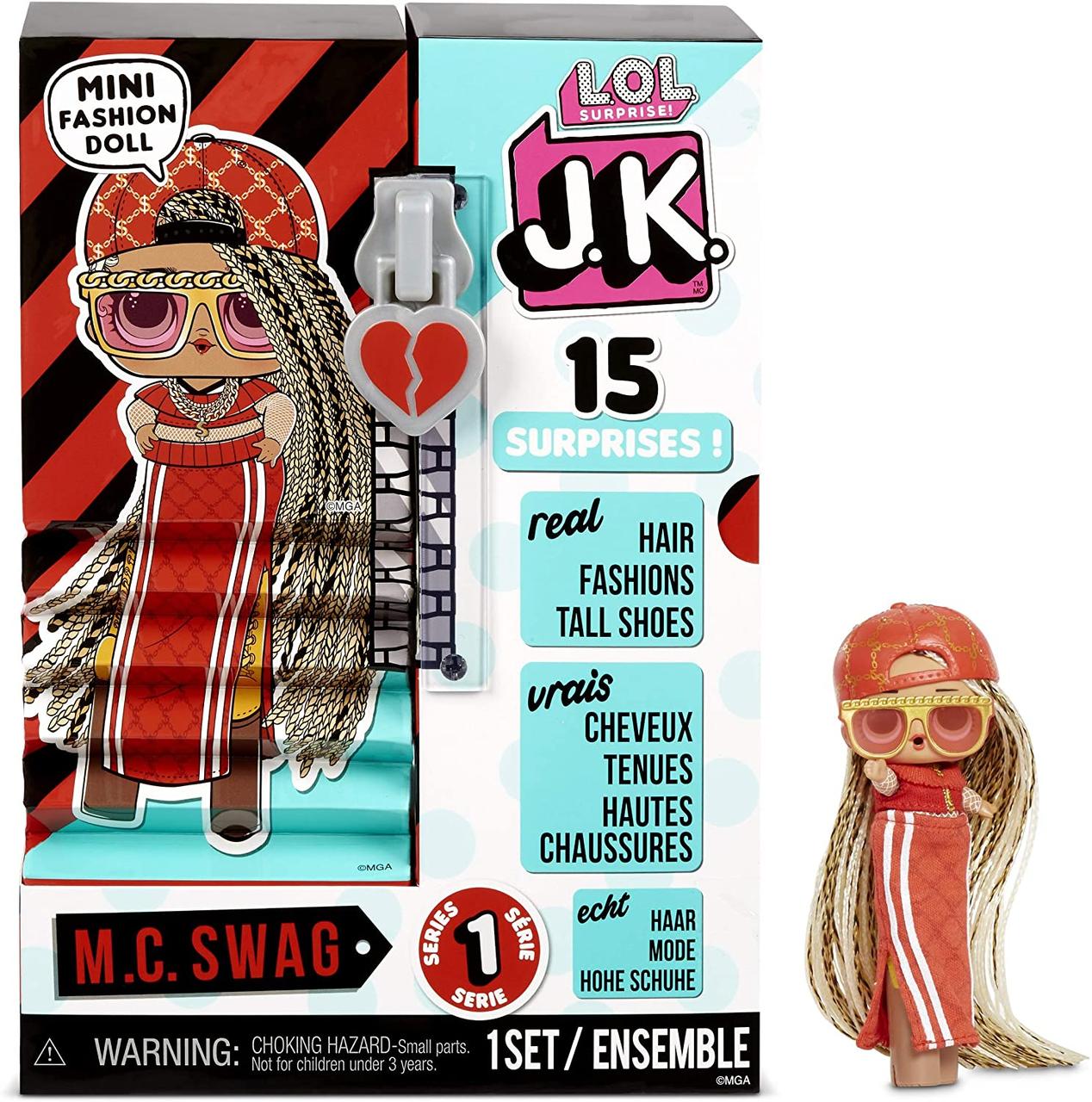 Кукла ЛОЛ ЛЕДИ-DJ Сваг мини L.O.L. Surprise JK M.C. Swag Mini Fashion Doll (570769)
Кукла ЛОЛ ЛЕДИ-DJ Сваг мини L.O.L. Surprise JK M.C. Swag Mini Fashion Doll (570769)