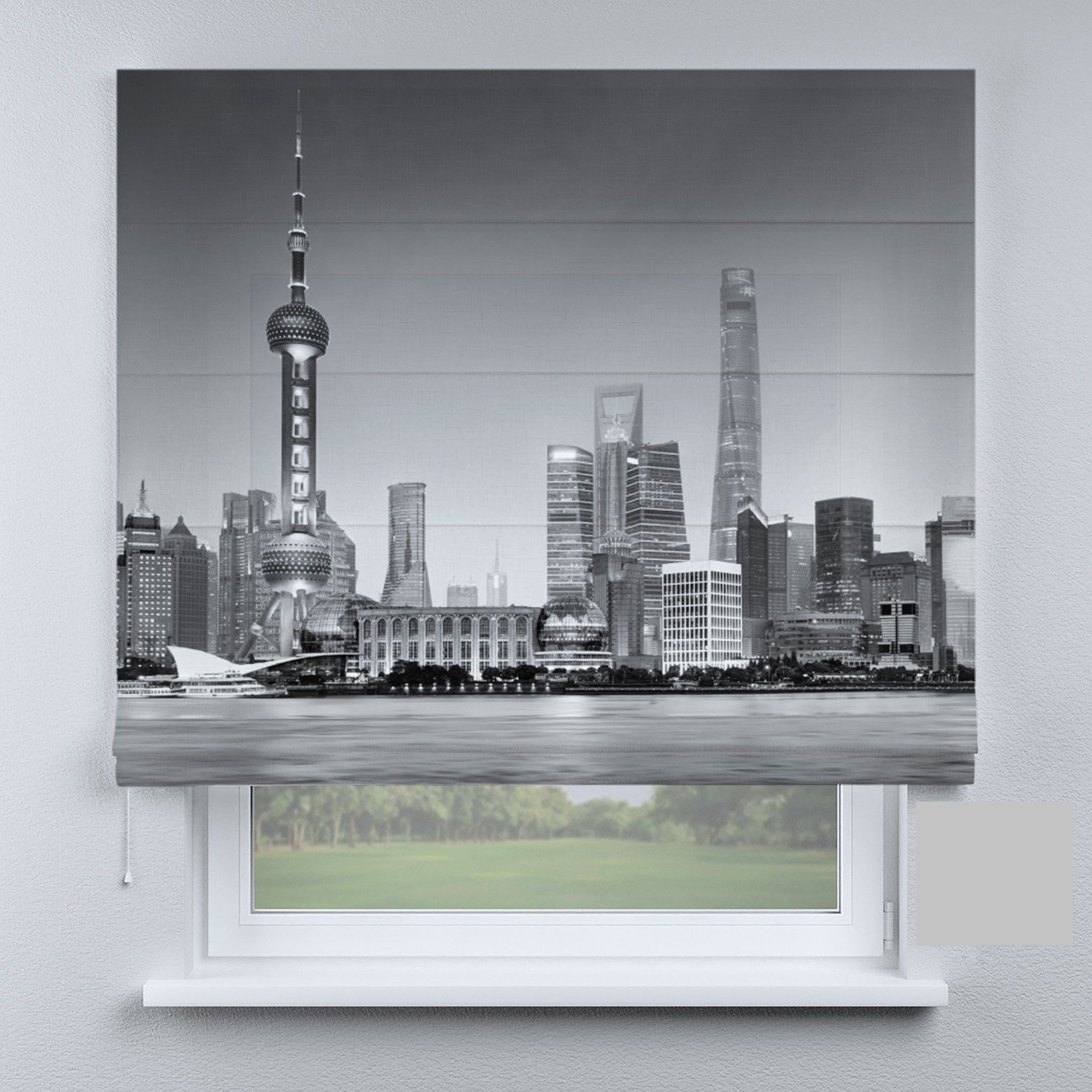 Римские шторы DECOLIV шпиль черно-белый 150*170 см
Римские шторы DECOLIV шпиль черно-белый 150*170 см