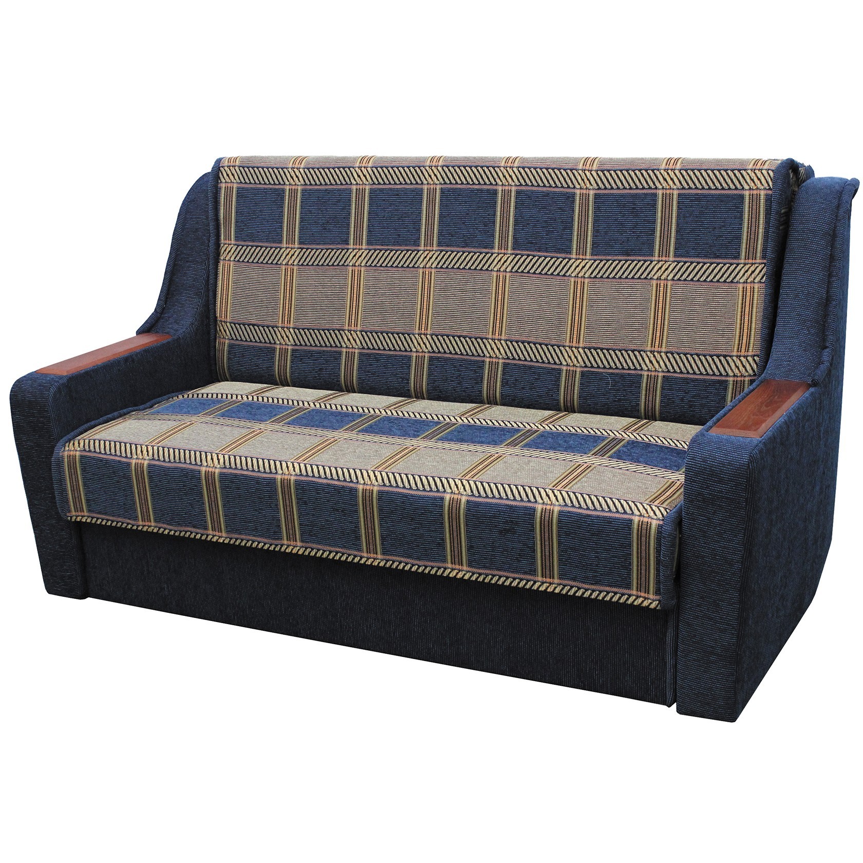 Прямой диван Американка 2 (Мебель Софиевки) Синий 100х170 см 11149_5
Прямой диван Американка 2 (Мебель Софиевки) Синий 100х170 см 11149_5