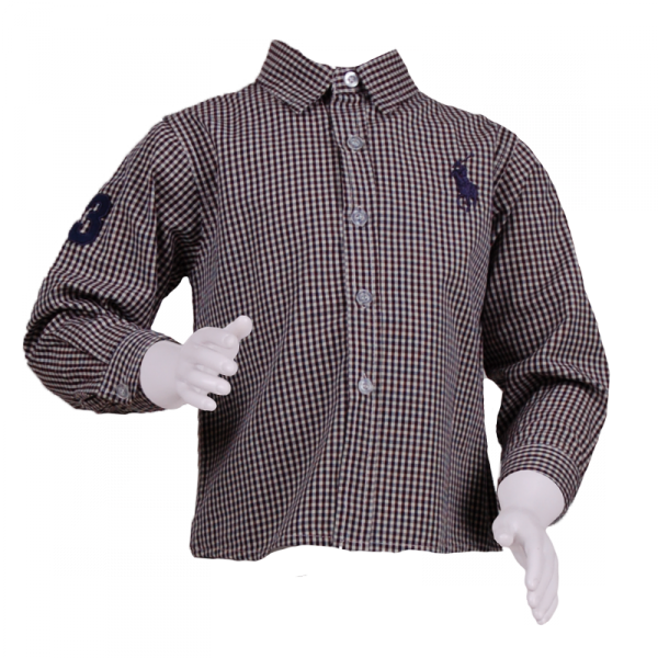 Рубашка для мальчика в мелкую клетку 2 года (87 см) RL 30045-black square черный цвет
Рубашка для мальчика в мелкую клетку 2 года (87 см) RL 30045-black square черный цвет