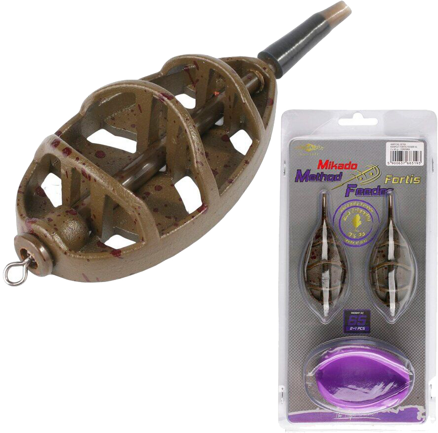 Набор кормушек Mikado Method-Feeder Fortis Set XL 2+1 с формой для наполнения 2x65 г (AMFF3XL-SET65)
Набор кормушек Mikado Method-Feeder Fortis Set XL 2+1 с формой для наполнения 2x65 г (AMFF3XL-SET65)