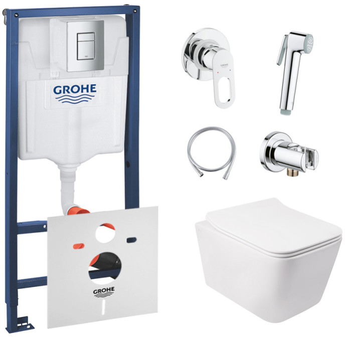Инсталляция GROHE Rapid SL 38827000 + унитаз QTAP Swan QT16335178W с сиденьем Soft Close дюропласт + душевой гарнитур GROHE BauLoop 111042
Инсталляция GROHE Rapid SL 38827000 + унитаз QTAP Swan QT16335178W с сиденьем Soft Close дюропласт + душевой гарнитур GROHE BauLoop 111042