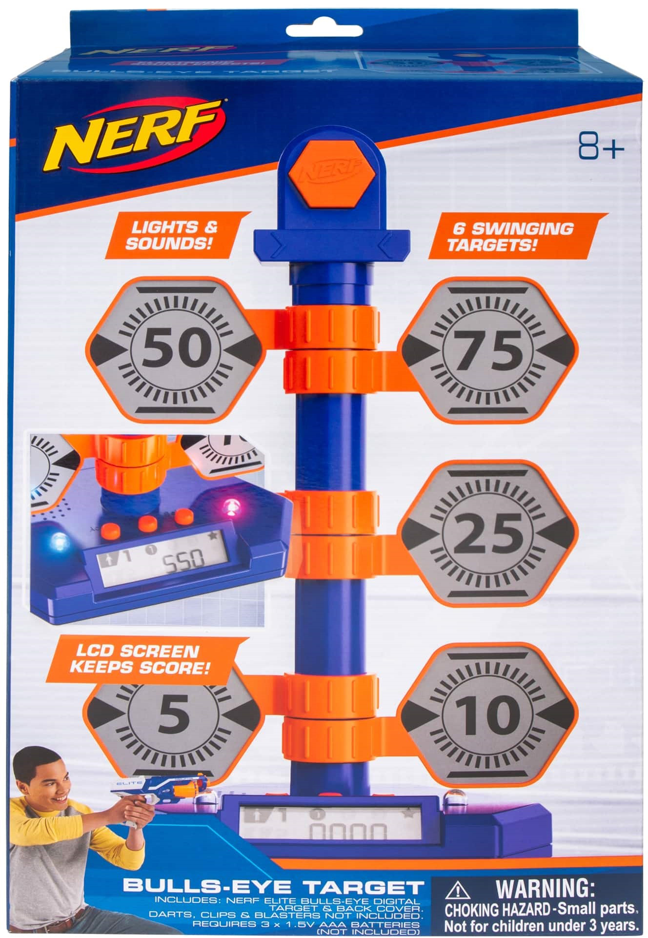 Игровая электронная мишень Nerf Jazwares Elite Bulls-Eye Digital Target (NER0205)
Игровая электронная мишень Nerf Jazwares Elite Bulls-Eye Digital Target (NER0205)