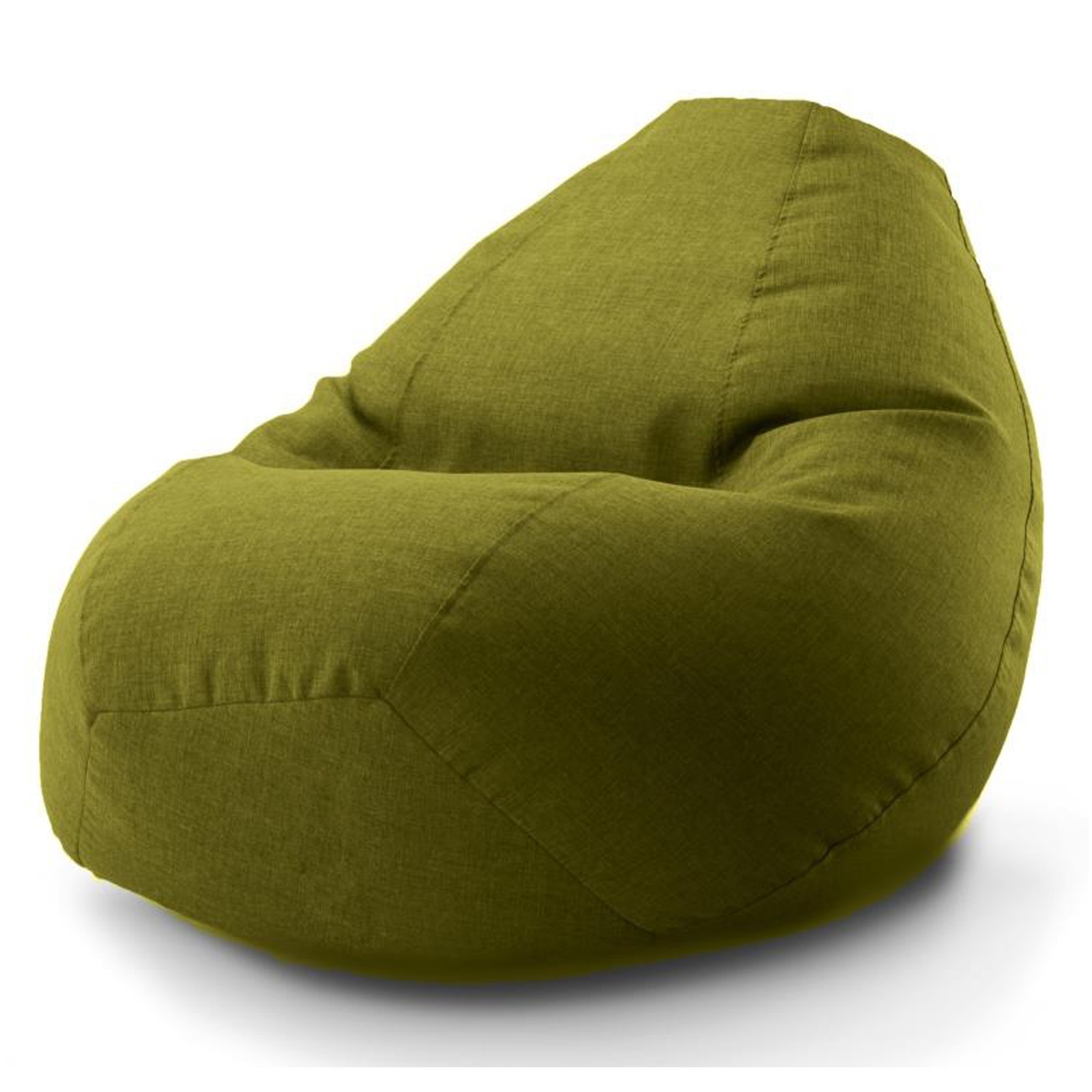 Бескаркасное кресло Овал Рогожка (Антимебель) Зеленое 211106_13
Бескаркасное кресло Овал Рогожка (Антимебель) Зеленое 211106_13