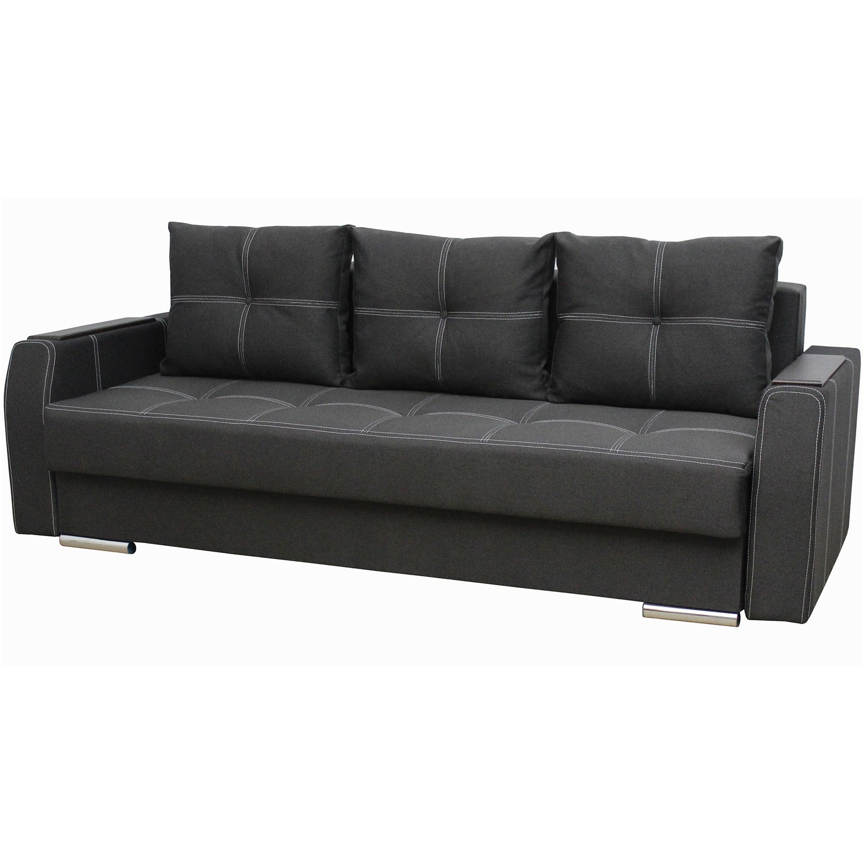 Прямой диван Оскар (Мебель Софиевки) Черный 100х223 см 11125_10
Прямой диван Оскар (Мебель Софиевки) Черный 100х223 см 11125_10