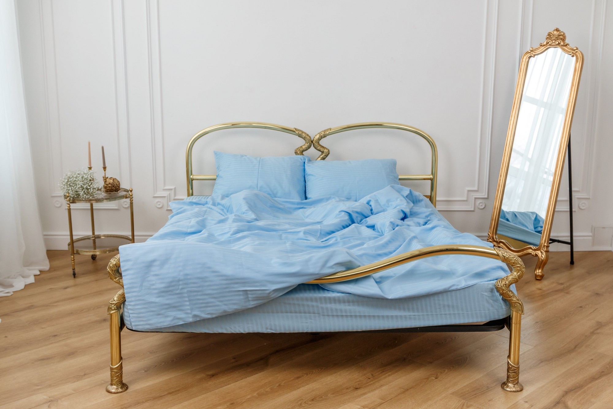 Постельное бельё Textile Hygge сатин страйп 200х220 (простынь на резинке) голубой 373312001
Постельное бельё Textile Hygge сатин страйп 200х220 (простынь на резинке) голубой 373312001